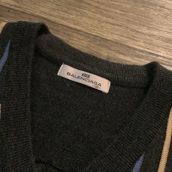 Balenciaga Striped Sweater Vest - Picture 5 of 6